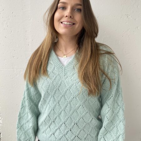 Elliegenser med V-hals